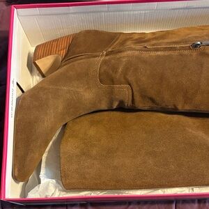 Vince Camuto wide calf brown suede boots size 11